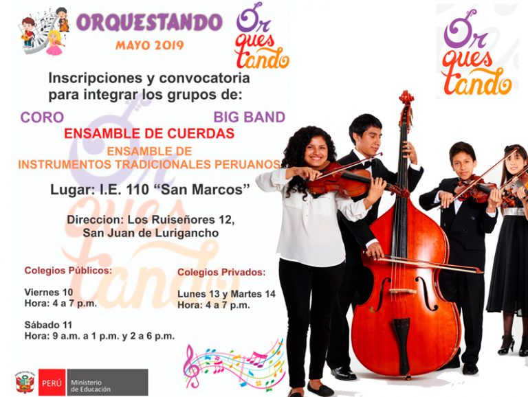 Orquestando inicia inscripciones SJL.