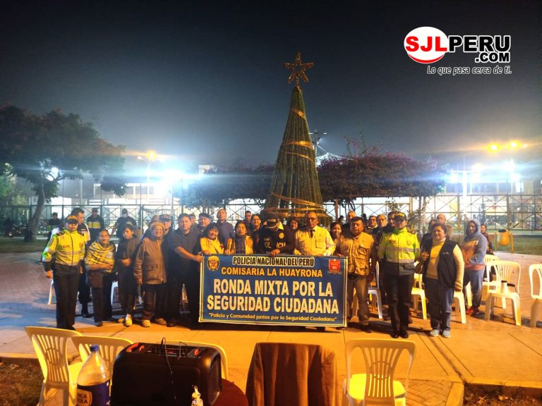 Reunión sobre Seguridad Ciudadana en el Parque Jaime Ayala