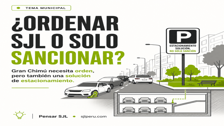 SJL quiere ordenar el tránsito, pero le falta resolver dónde estacionan los vecinos: el caso de Av. Gran Chimú