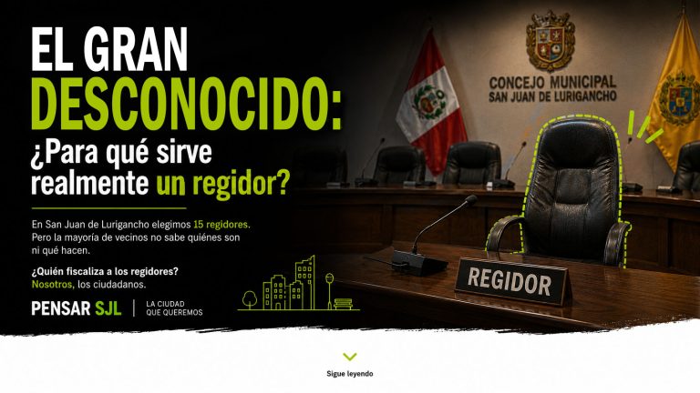 EL GRAN DESCONOCIDO: ¿Para qué sirve realmente un Regidor?